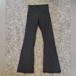 Prana Gray High-Waist Flare Leggings